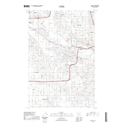 2020 Map of Puyallup, 2020 Print