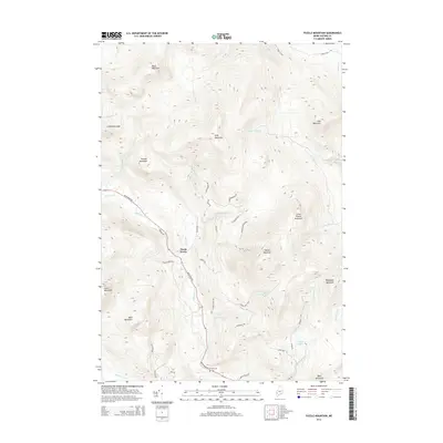 2014 Map of Puzzle Mountain, 2014 Print