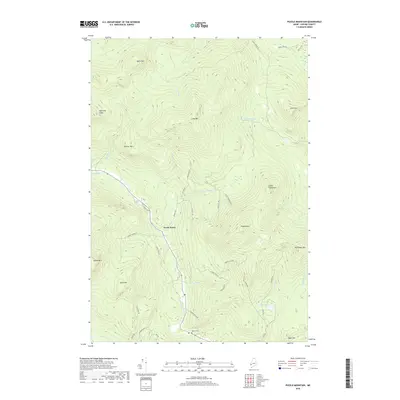 2018 Map of Puzzle Mountain, 2018 Print