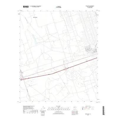2019 Map of Pyote East, 2019 Print
