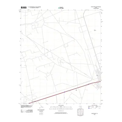 2010 Map of Pyote West, 2010 Print