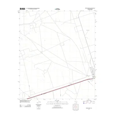 2012 Map of Pyote West, 2012 Print