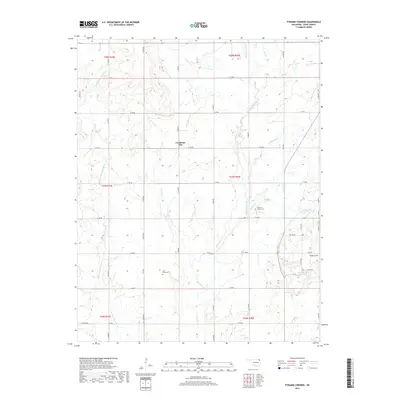 2019 Map of Pyramid Corners, 2019 Print