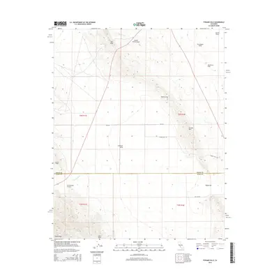 2015 Map of Pyramid Hills, 2015 Print