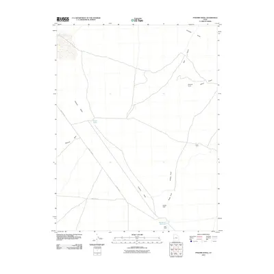2010 Map of Pyramid Knoll, 2010 Print