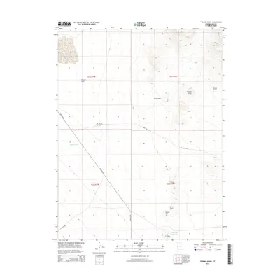 2014 Map of Pyramid Knoll, 2014 Print