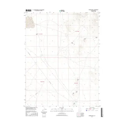 2017 Map of Pyramid Knoll, 2017 Print