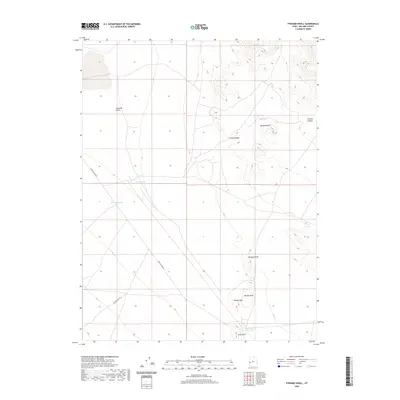 2020 Map of Pyramid Knoll, 2020 Print