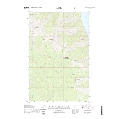 2020 Map of Pyramid Mountain, 2020 Print