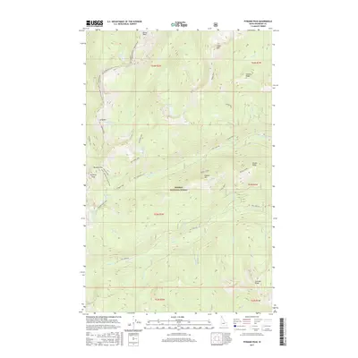 2017 Map of Pyramid Peak, 2017 Print