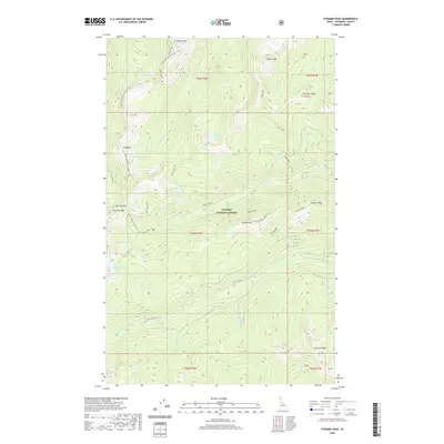 2020 Map of Pyramid Peak, 2020 Print