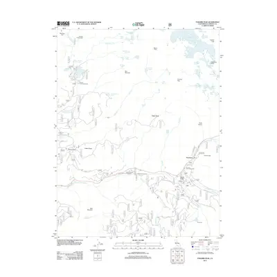 2012 Map of Pyramid Peak, 2012 Print