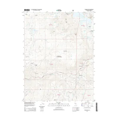 2015 Map of Pyramid Peak, 2015 Print
