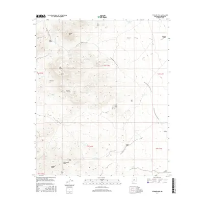 2017 Map of Pyramid Peak, 2017 Print