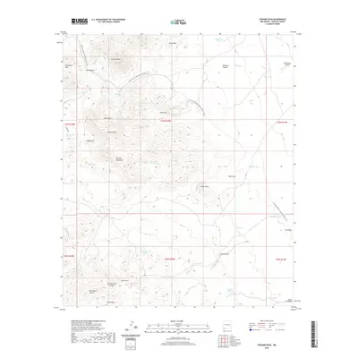 2020 Map of Pyramid Peak, 2020 Print