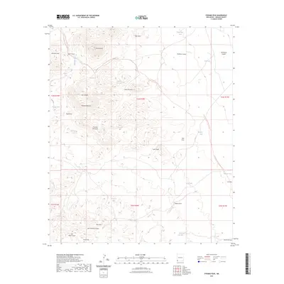 2023 Map of Pyramid Peak, 2023 Print
