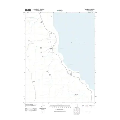 2011 Map of Pyramid SW, 2011 Print