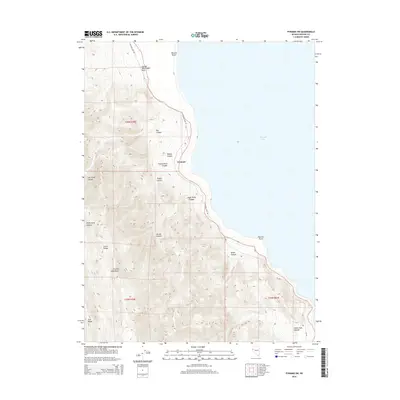 2014 Map of Pyramid SW, 2014 Print