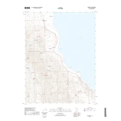 2018 Map of Pyramid SW, 2018 Print