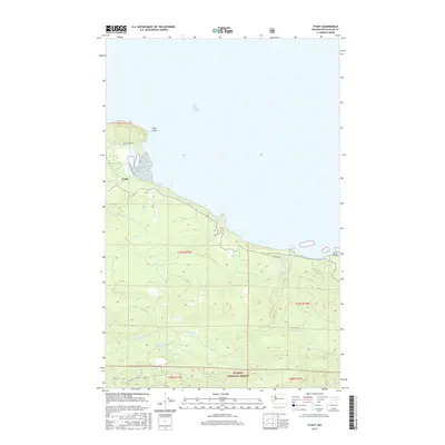 2017 Map of Pysht, 2017 Print