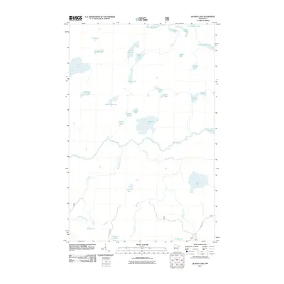 2011 Map of Quadga Lake, 2011 Print
