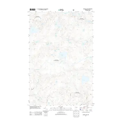 2013 Map of Quadga Lake, 2013 Print