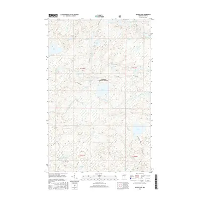 2016 Map of Quadga Lake, 2016 Print