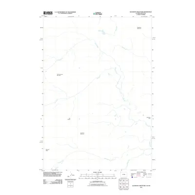 2011 Map of Quadrant Mountain, 2011 Print