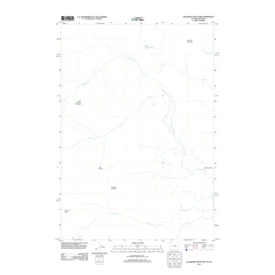 2012 Map of Quadrant Mountain, 2012 Print