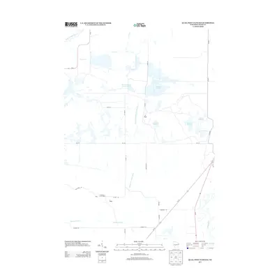 2013 Map of Quail Point Flowage, 2013 Print