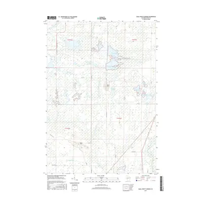 2015 Map of Quail Point Flowage, 2015 Print