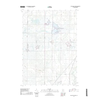 2018 Map of Quail Point Flowage, 2018 Print