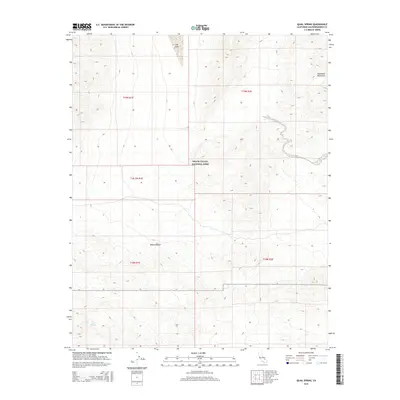 2015 Map of Quail Spring, 2015 Print