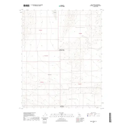2018 Map of Quail Spring, 2018 Print