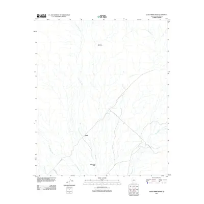 2011 Map of Quail Spring Wash, 2011 Print