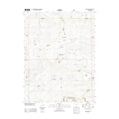 2013 Map of Quaker Mesa, 2013 Print