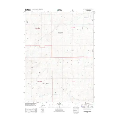 2013 Map of Quaker Mountain, 2013 Print