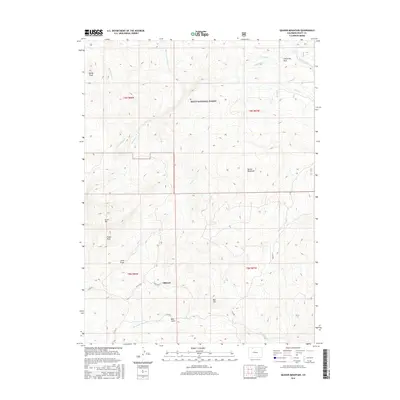 2016 Map of Quaker Mountain, 2016 Print