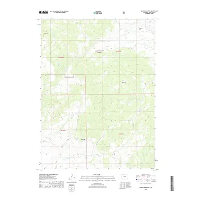 2019 Map of Quaker Mountain, 2019 Print