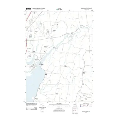 2011 Map of Quaker Springs, 2011 Print