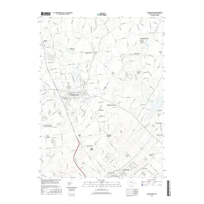 2016 Map of Quakertown, 2016 Print