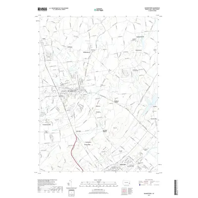 2019 Map of Quakertown, 2019 Print