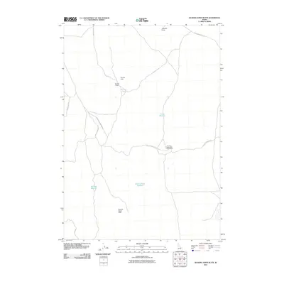 2010 Map of Quaking Aspen Butte, 2010 Print