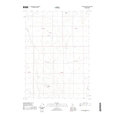 2020 Map of Quaking Aspen Butte, 2020 Print