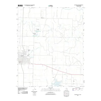 2010 Map of Quanah East, 2010 Print