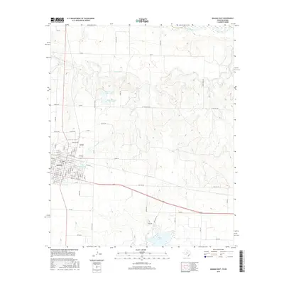 2016 Map of Quanah East, 2016 Print