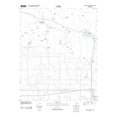 2010 Map of Quanah Mountain, 2010 Print