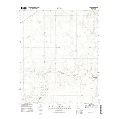 2016 Map of Quanah NE, 2016 Print