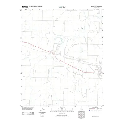 2010 Map of Quanah West, 2010 Print