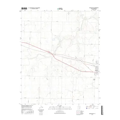 2016 Map of Quanah West, 2016 Print